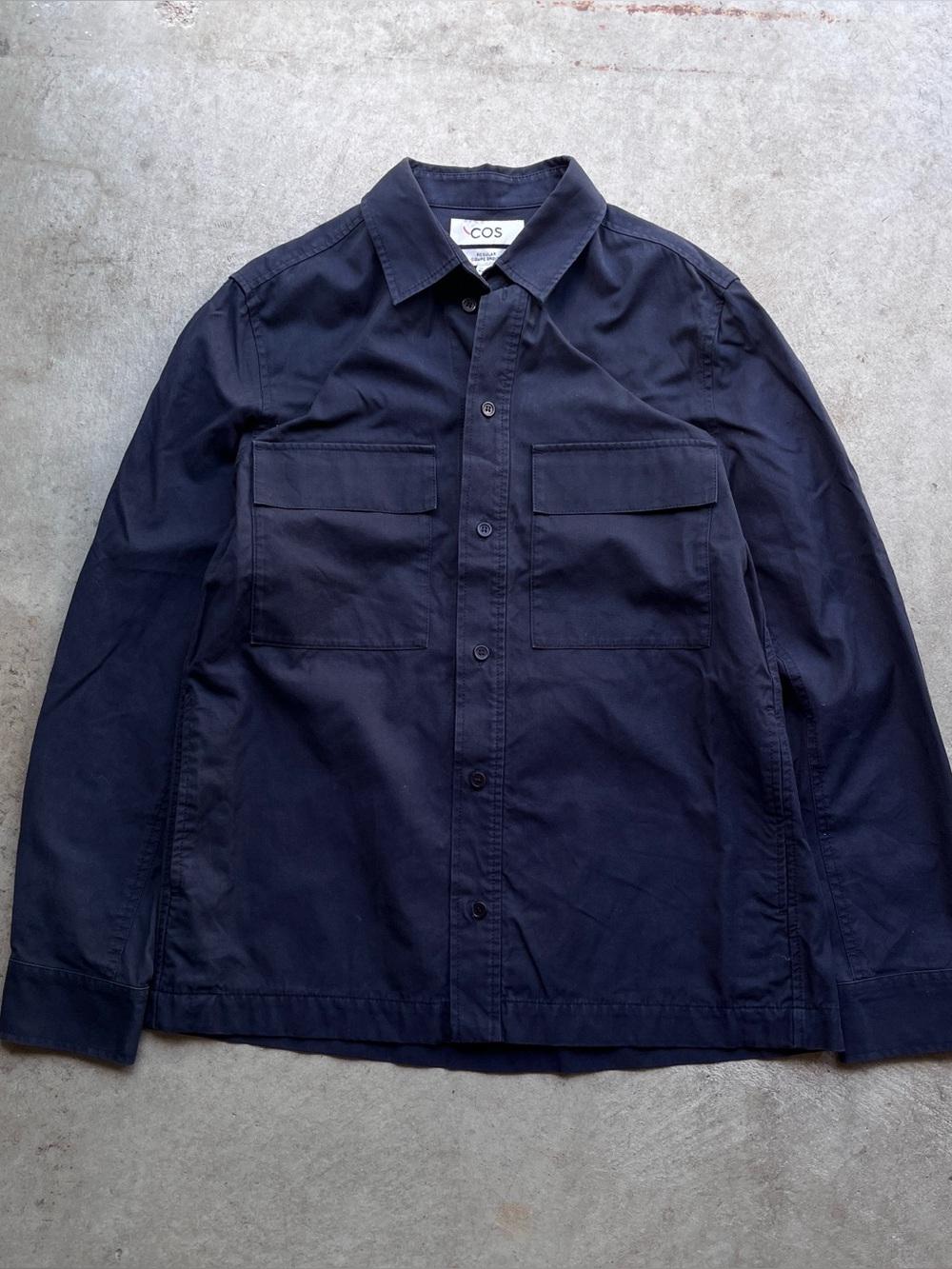 COS Black Button Up Shirt